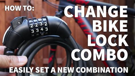 how to reset bike lock